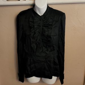 Tory Burch silk ruffle blouse size 6